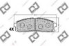 DJ PARTS BP1211 Brake Pad Set, disc brake